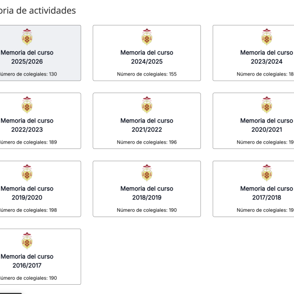 Memoria de actividades 2025/2026
